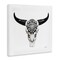 Stupell Industries Fashion Brand Cow Skull Canvas Wall Art Design by Amanda Greenwood